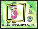 Maldives 1984 Walt Disney Portraits Donald 3 L Multicolor Scott 1040